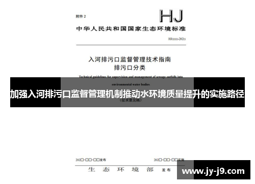 加强入河排污口监督管理机制推动水环境质量提升的实施路径
