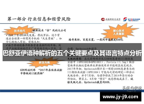 巴舒亚伊语种解析的五个关键要点及其语言特点分析